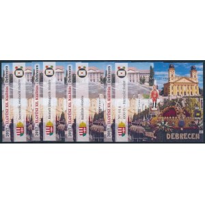 2017 ELGYŰSZ Debrecen 4 db-os emlékív szett / souvenir sheet collection with 4 varieties