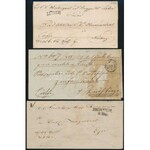 Ausztria 14 db levél 1837-től közte 10 bélyeges küldemány ...