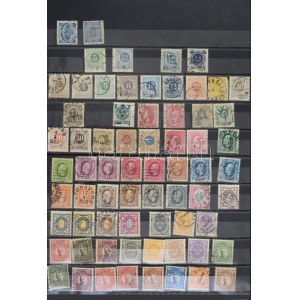 Svédország gyűjtemény a korai évektől 16 lapos berakóban, több mint ezer db bélyeg / Sweden collection in stockbook...