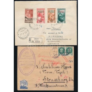 1896-1957 5 vegyes levél / 5 covers from different countries