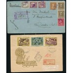 1896-1957 5 vegyes levél / 5 covers from different countries