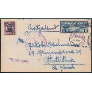1927 Légi levél / Airmail cover