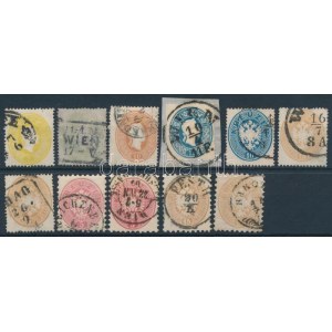 1861-1864 11 db bélyeg / 11 stamps