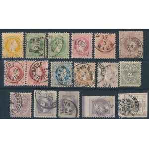 1867-1883 17 db bélyeg / 17 stamps