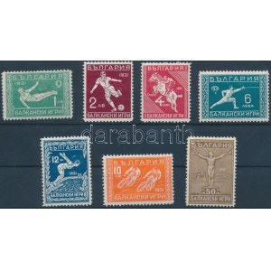 1931 Balkáni sportjátékok sor Mi 242-248 (Mi EUR ** 320.-)
