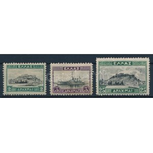 1927 Forgalmi értékek Mi 312-313, 317 (Mi EUR 175.-)