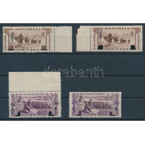 1932 4 db helyi felülnyomású bélyeg / 4 stamps with local overprint
