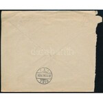 1898 Levél színes bérmentesítéssel és mozgóposta bélyegzéssel / Cover with railway postmark HUSUM-GARDING ...