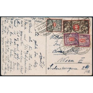 1923 Képeslap Bécsbe / Postcard to Vienna