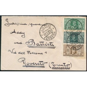 1932 Távolsági levél / Domestic cover Livorno - Trento