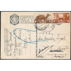 1937 Képeslap Svájcba / Postcard to Switzerland