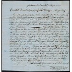1859 Portós levél teljes tartalommal / Unpaid cover with full content FOKSCHANI - Galatz