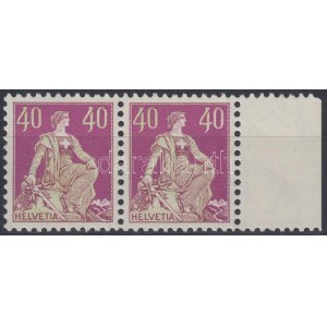 1924 Mi 208 y ívszéli pár / margin pair (Mi EUR 240.-)
