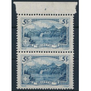 1928 Forgalmi bélyeg ívszéli párban Mi 227 (Mi EUR 800.-)