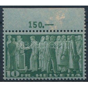 1938 Mi 330v ívszéli (Mi EUR 170.-)