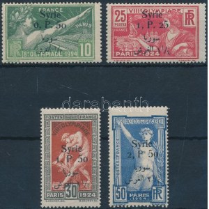 1924 Párizsi olimpiai játékok sor Mi 254-257 (Mi EUR 440.-)