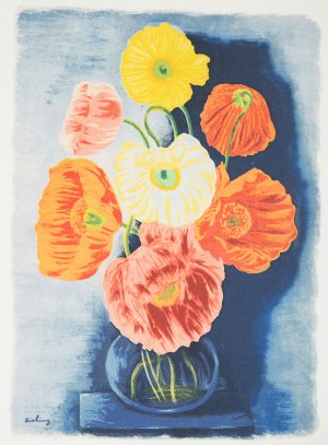 Mojżesz Kisling (1891 Kraków - 1953 Sanary-sur-Mer), Kwiaty w wazonie