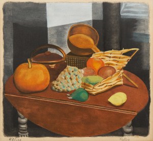 Mojżesz Kisling (1891 Kraków - 1953 Sanary-sur-Mer), Martwa natura z owocami