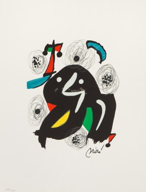 Joan Miro (1893 Barcelona - 1983 Palma de Mallorca), Z cyklu Kwaśna melodia