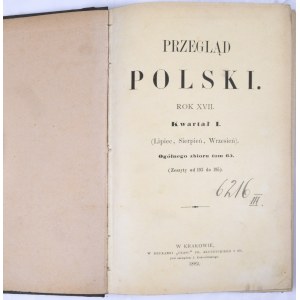 Przegląd Polski 1882, R. XVII, kw. I