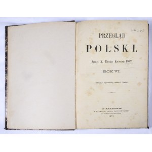 Przegląd Polski 1872, R. VI