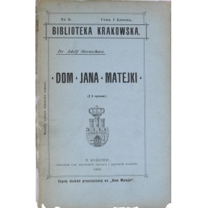 Biblioteka Krakowska nr 9 Sternschuss Adolf - Dom Jana Matejki