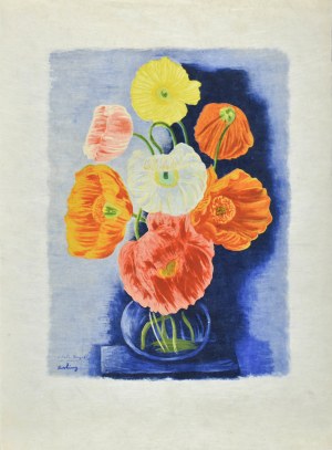 Mojżesz KISLING (1891 - 1953), Kwiaty w wazonie