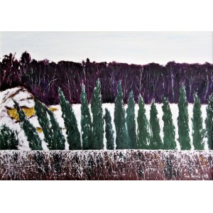 Jacek Barszcz, Winter Landscape from Kazimierz Dolny.