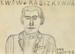 Nikifor KRYNICKI (1895-1968), Popiersie mężczyzny