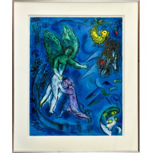 Marc CHAGALL (1887 - 1985), Studium Jakuba walczącego z aniołem