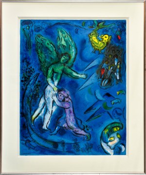 Marc CHAGALL (1887 - 1985), Studium Jakuba walczącego z aniołem