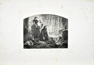 Artur GROTTGER (1837-1867), W lesie po bitwie