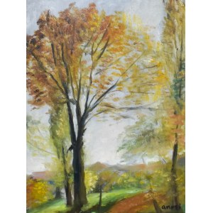 Irena WEISS – ANERI (1888-1981), Jesiene drzewa, 1950