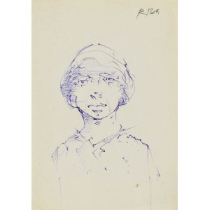Roman BANASZEWSKI (1932-2021), Szkic popiersia kobiety