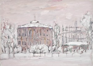 Henryk KRYCH (1905-1980), Pejzaż miejski zimą
