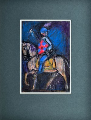 Eugeniusz TUKAN - WOLSKI (1928-2014), Rycerz na koniu II