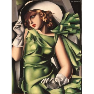 Tamara Łempicka, Young Lady with Gloves (48/100), 2014