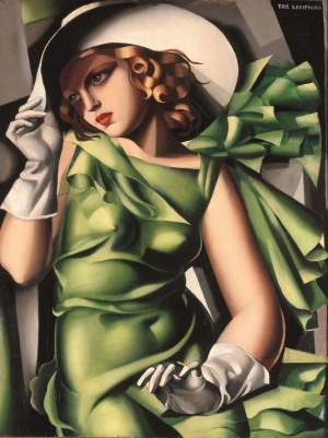 Tamara Łempicka, Young Lady with Gloves (48/100), 2014