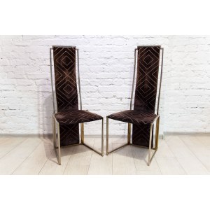 Para krzeseł tapicerowanych