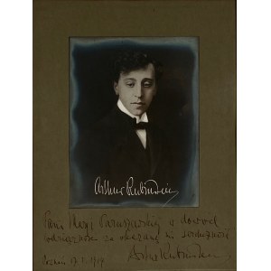 Artur Rubinstein zdjęcie z dedykacją (1877-1982)