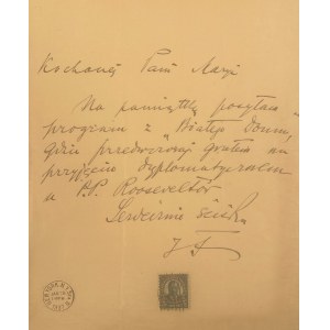 List Ignacego Friedmana(1882-1948)