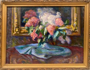 Adam Hannytkiewicz(1887-1946), ''Kwiaty w wazonie''
