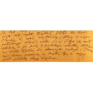 Brief von Ignatius Friedman(1882-1948)