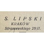 Letter from Stanislaw Lipsky(1880-1937)