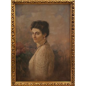 Kazimierz Szmyt(1860-1941), ''Portret Marii Paruszewskiej''