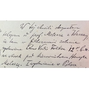 Brief von Rudolf Nowowiejski(1879-1963)