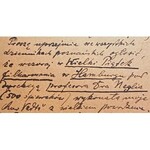 Postkarte von Feliks Nowowiejski(1877-1946)