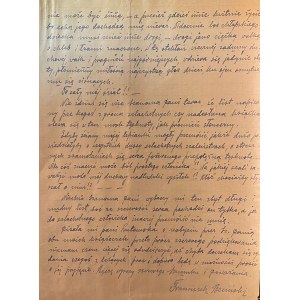 Brief von Franciszek Beciński