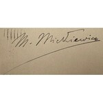 Karta pocztowa Marii Mickiewicz- wnuczki Adama Mickiewicza
