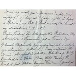 Letter from Jan Skrzydlewski(1867-1943)
